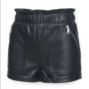 NWOT BLANK NYC Maleficent Faux Leather Shorts